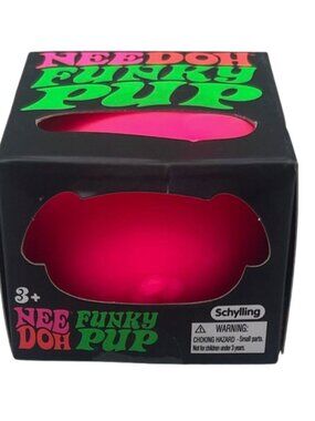 🆕 NEW IN BOX 💗 NeeDoh Funky Pup PINK Squishy  🐶✨ 🔥 VIRAL on TikTok!